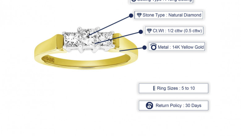 Vir Jewels Diamond Engagement Rings in Yellow Gold – Vir Jewels