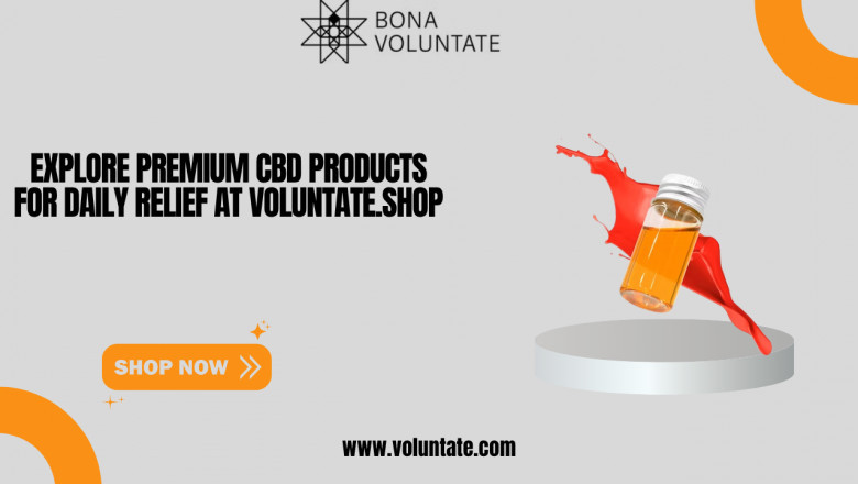 CBD Products for Daily Relief – Voluntate.shop Wellness