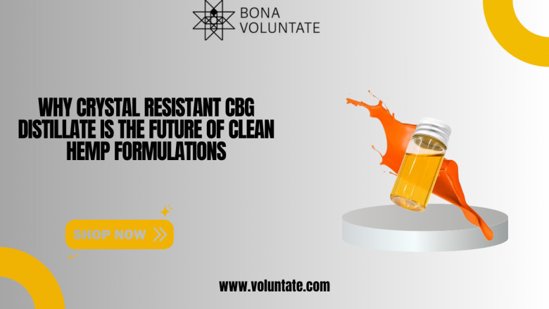 Crystal Resistant CBG Distillate | Voluntate.shop