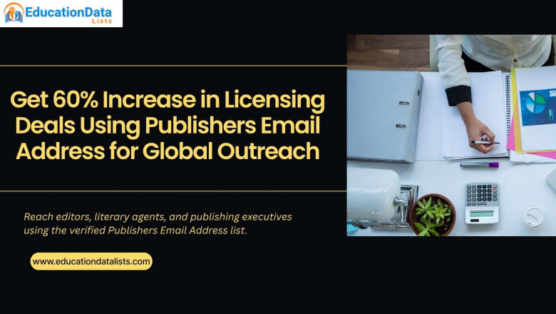 Get 60% Increase in Licensing Deals Using Publishers Email Address for Global Outreach