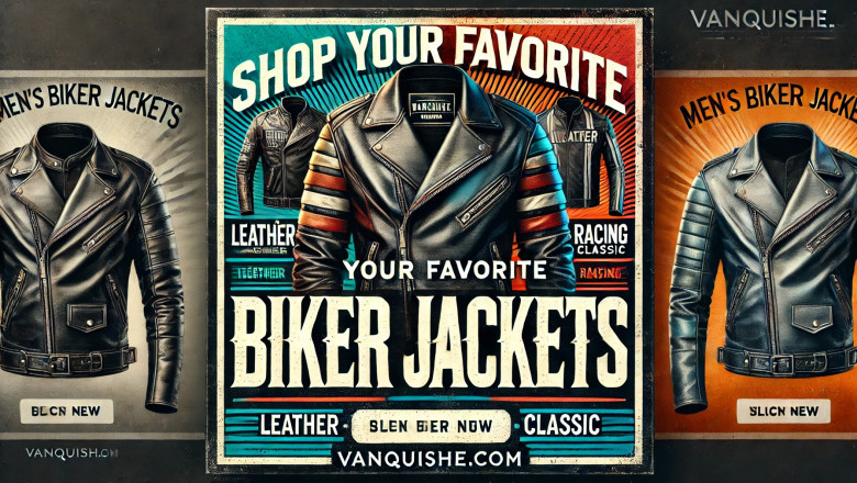 Shop Your Favorite Men's Biker Jackets