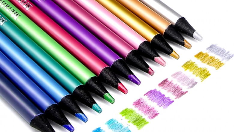 Can a metallic colored pencil truly transform ordinary drawings into shimmering masterpieces?