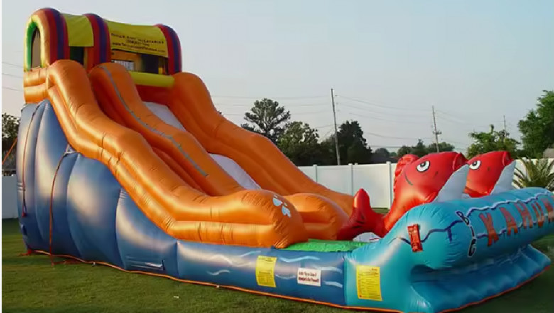Dubai Inflatable Water Slides for Birthdays & Events