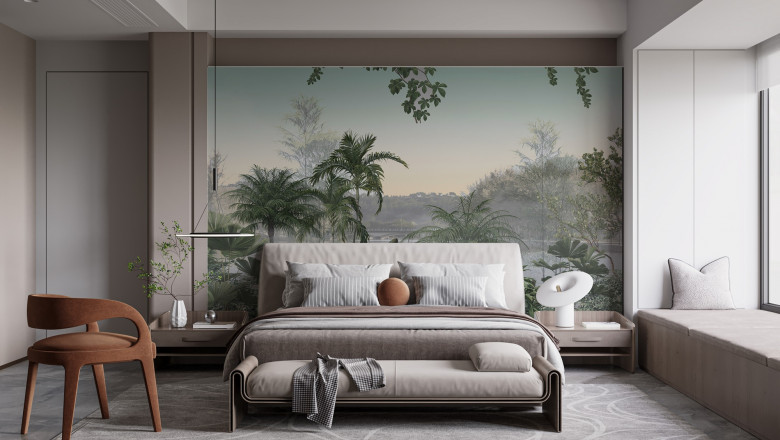 FRESH LOOKS WITH MURAL WALLPAPER