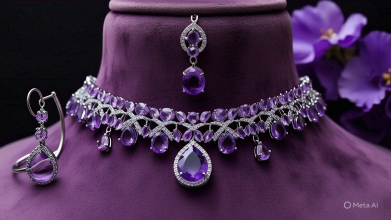 Amethyst Jewelry Sets for Coordinated Glamour