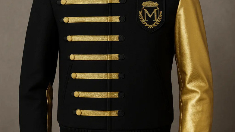 Step Into Iconic Style: Michael Jackson Black and Gold Jacket